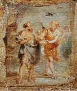Elijah and the Angel Peter Paul Rubens